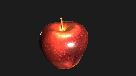 Apple Free Vr Ar Low Poly 3d Model Cgtrader