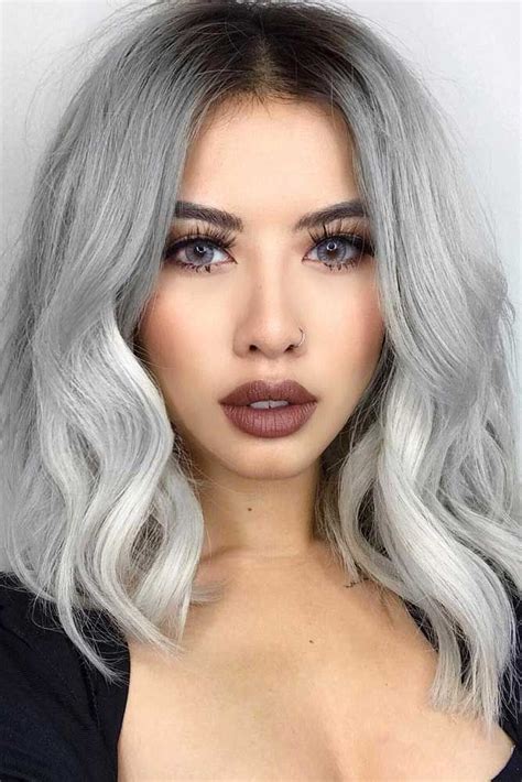 24 Iconic And Contemporary Asian Hairstyles To Try Out Now Asymmetrical Bob Haircuts Silver