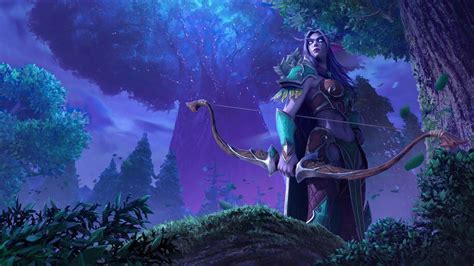 Night Elf Fantasy World Of Warcraft 4k 32716 Wallpaper