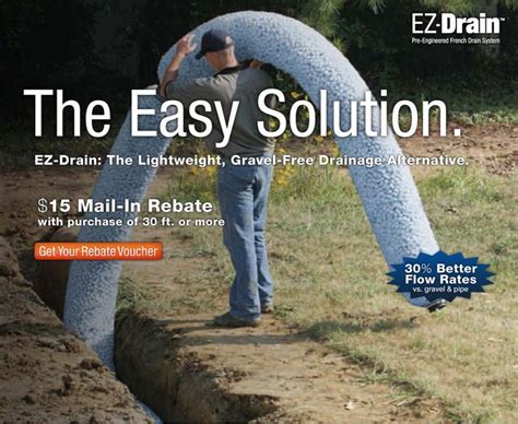 You can connect a variety of drainage devices to a dry well, including french drains, gutters and channel drains. EZDrain.solution.jpg | Drainage solutions, French drain ...