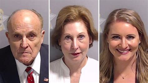 Former Trump Lawyers Rudy Giuliani Sidney Powell And Jenna Ellis Surrender In Election