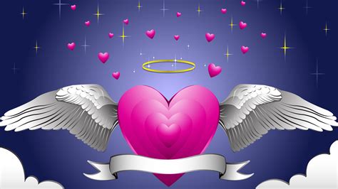 Pink Heart With Wings