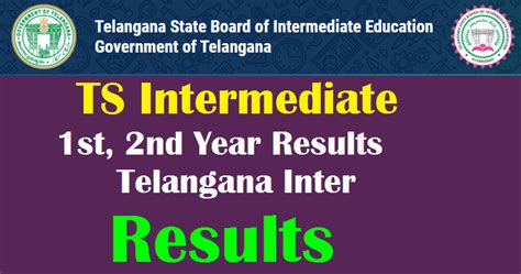 Ts Inter 1st 2nd Year Results 2023 Marks Memo Download Telangana