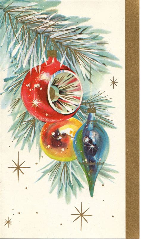 Vintage Christmas Card Ornament Tree By Lakeviewgoods On Etsy