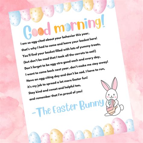 4 Free Printable Easter Bunny Letters