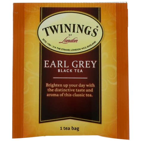Twinings Earl Grey Black Tea 25 Tea Bags 176 Oz 50 G