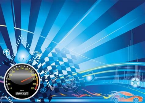 Car Racing Abstract Vector Background Welovesolo