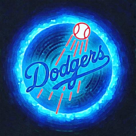 Pin By Dave On Dodgers Nation Dodgers Nation Neon Signs Dodgers