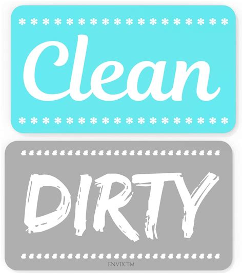 Printable Clean And Dirty Signs Printable Word Searches