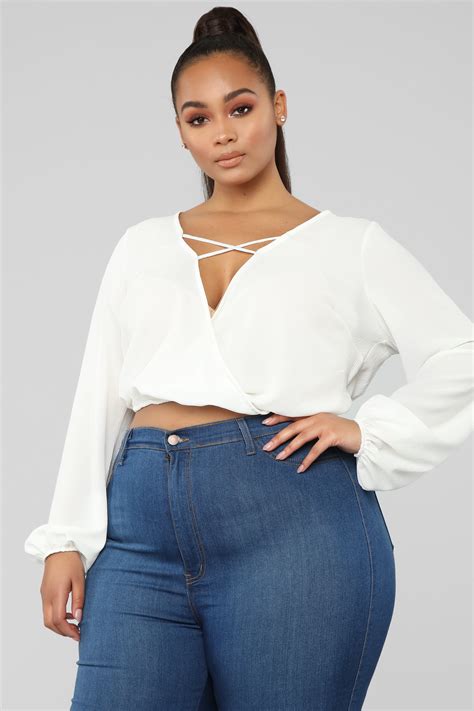 Strappy Intentions Top Ivory In 2021 Fashion Women Plus Size Fashion