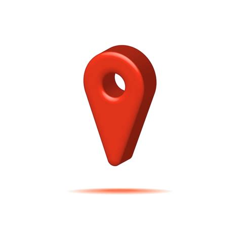 Mapa De Localização 3d Realista Pin Marcadores De Ponteiro Gps