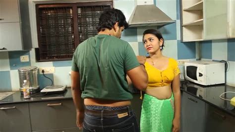 Mamatha Hot Boobs And Ass Pressed In Kitchen Showing Her Lovely Navel
