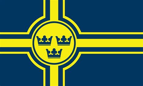 flag of swedish kingdom flag design national flag unique flags