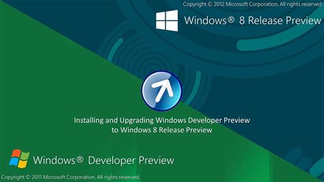 Installing And Upgrading Windows Developer Preview To Windows 8 Release