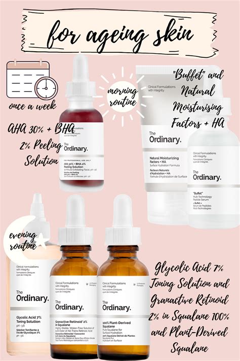 The Ordinary Skincare Routine For Ageing Skin Skin Care The Ordinary Skincare Routine The