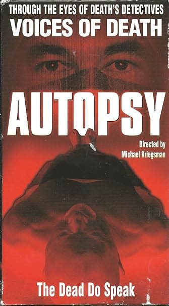 Autopsy Voices Of Death Vhs Uk Dvd And Blu Ray