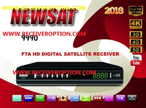 Newsat 9990 Hd Receiver 2018 Auto Roll Powervu Key New Software How