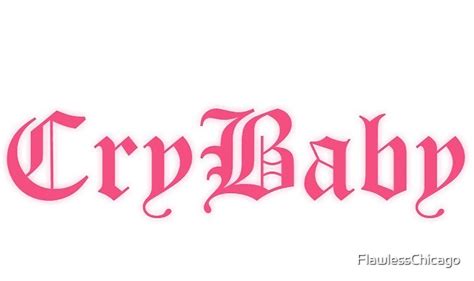 Crybaby Logo Lil Peep By Flawlesschicago Redbubble
