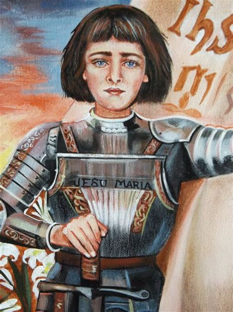 Saint Joan Of Arc Patron Of France 8x10 And Etsy Saint