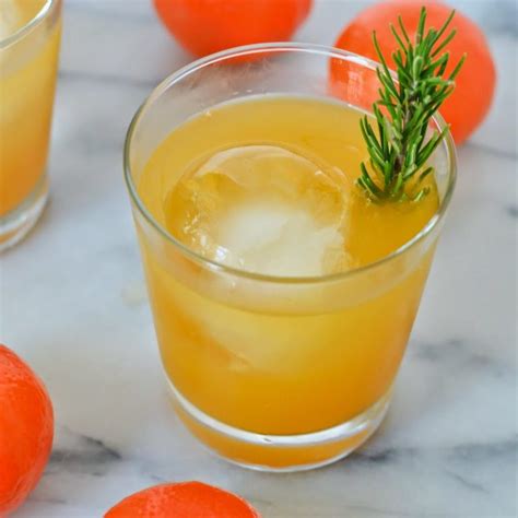 Tasty Tangerine Cocktail Recipe W Whiskey Luci S Morsels
