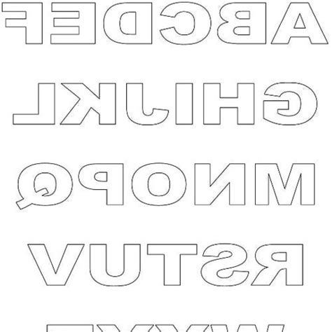 Print these free letter stencils which are created in an big letter theme. Letter Printable Images Gallery Category Page 17 - printablee.com