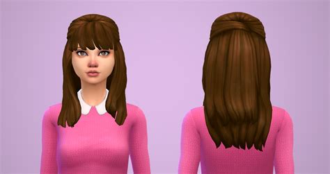 My Sims 4 Blog Iris Hair For Females By Butterscotchsims