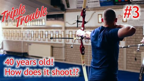 40 Yo Recurve Bow Shooting A Competition Youtube