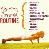 Morning Fitness Routine Photos