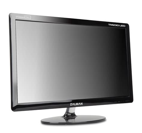 Large monitors in such an environment can be forced extremely close to the user or restrict keyboard usage. Zalman TM Series LED HDMI Monitors