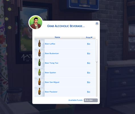 Mod The Sims Ats4 Beer Made Drinkable
