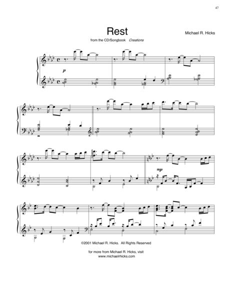 Every available note duration (whole notes, half notes, quarter notes, eighth notes, etc.) has a corresponding rest duration dotted rhythms are a crucial tool in notating music notes. Download Rest Sheet Music By Michael R. Hicks - Sheet Music Plus