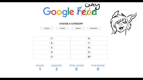 Google feud answers online is in the category of skill. the google feud experience - YouTube