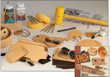 Deluxe Leathercraft Set On Tandy Leather Leather Craft Kits Tandy