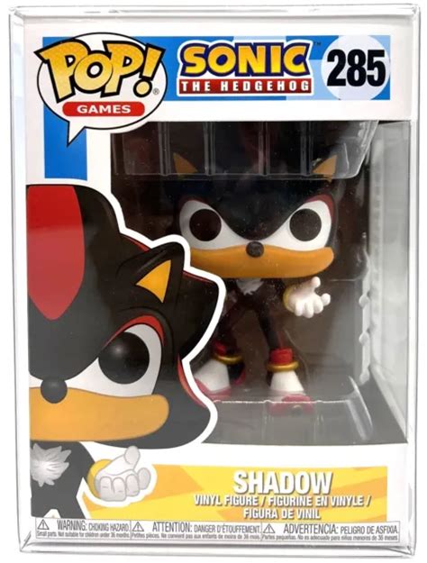 Funko Pop Sonic The Hedgehog Shadow 285 Common With Protector 1799