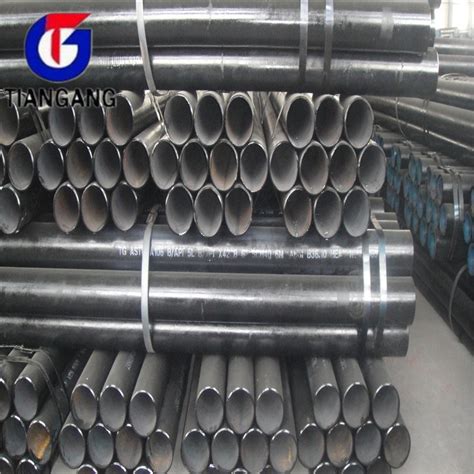 Astm Api 5l A53 A106 Grb Sch40 Seamless Black Carbon Steel Pipe China