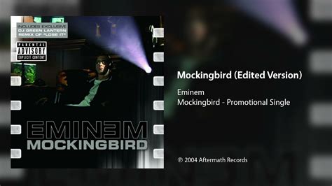 Eminem Mockingbird Clean Edited Version Youtube