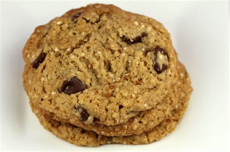 Quinoia Peanut Butter Chocolate Chip Cookies Vegan Gluten Free