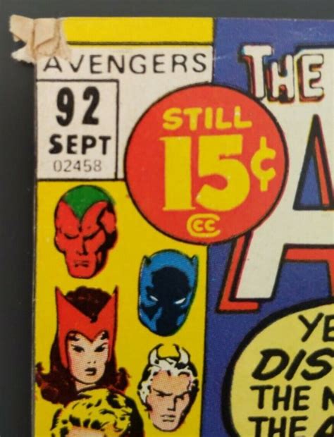 Avengers 92 Thor Iron Man Captain America Vision Neal Adams Cover