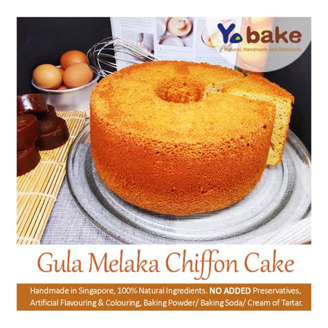 He made this yummy dessert to celebrate mother's day with his mom last week. Gula Melaka Chiffon Cake (8in/pc) (580g) - Singapore Food ...