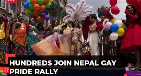 Nepal Gay Pride Hundreds Join Nepal Gay Pride Rally Watch The Economic Times Video ET Now