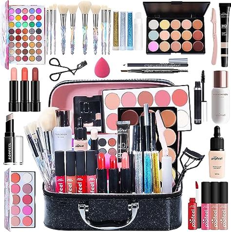 All In Makeup Kit 35 Piece Full Beauty Cosmetic Set Multi Purpose