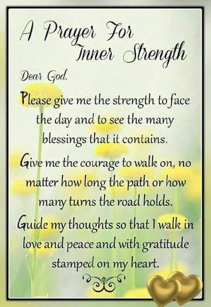 A Prayer For Inner Strength Pictures Photos And Images For Facebook