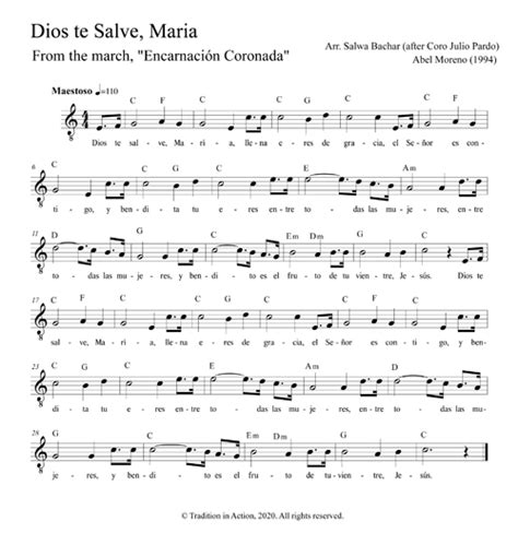 Dios Te Salve María Canção Da Procissão Andaluza à Nossa Senhora