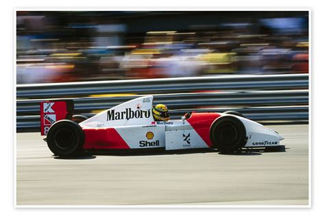 Stampa “ayrton Senna Mclaren Mp4 8 Ford Monaco 1993” Di Motorsport Images Posterlounge It