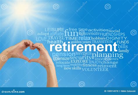 Enjoy Your Retirement To The Full Word Cloud Stock Photo Image Of