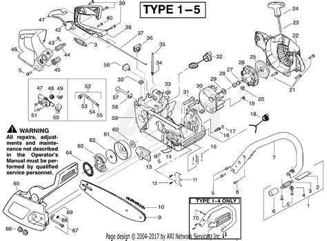 Poulan 2250 Gas Saw Type 1 Woodmaster 2250 Gas Saw Type 1 Parts