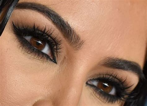 Kim Kardashian Eyes Eyelashes Eyebrows