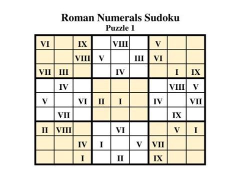 Roman Numerals Puzzles Teaching Resources