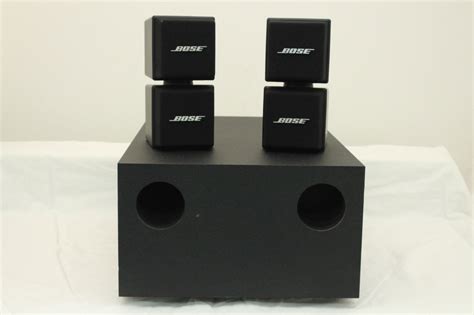 Bose Acoustimass AM 5 Dir Reflection Double Cube Speaker System Auction