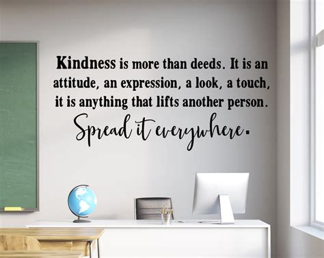Kindness Classroom Decal Quote Wall Decal Wall Decor Be Kind Wall Art